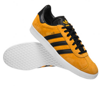 Bild zu adidas Originals Gazelle Unisex Sneaker gelb/schwarz für 49,99€ zzgl. eventuell 3,95€ Versand