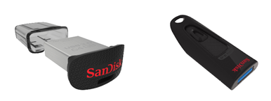 Bild zu MediaMarkt: reduzierte Speichermedien von SanDisk, z.B. SANDISK Ultra Fit USB-Stick USB-3.0 64GB für 18€