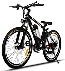 Bild zu ANCHEER Elektro-Mountainbike, 26 Zoll E-Bike, 36V abnehmbarer Rahmenakku dank Gutschein für 492,79€