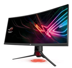 Bild zu Asus ROG Strix XG35VQ 88,9 cm (35 Zoll) Monitor (Curved, UWQHD, 100Hz, HDMI, Dis­play­Port, 4ms Re­ak­ti­ons­zeit) für 699€