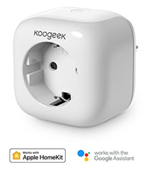 Bild zu Koogeek intelligenten Steckdose mit Apple HomeKit, Google Assistent und Alexa Steuerung für 26,99€