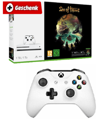 Bild zu MICROSOFT Xbox One S 1TB Konsole – Sea of Thieves Bundle + 2. Controller gratis für 229€ (Vergleich: 277,93€)