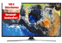 Bild zu Samsung MU6199 163 cm (65 Zoll) Fernseher (Ultra HD, HDR, Triple Tuner, Smart TV) [Energieklasse A] für 879€ (Vergleich: 1.058€)