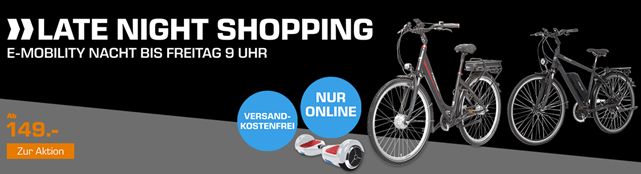 Bild zu Saturn Late Night Shopping: Produkte aus dem Bereich E-Mobility