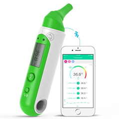 Bild zu Koogeek digitales Infrarot-Fieberthermometer mit App für 11,10€