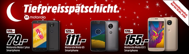 Bild zu MediaMarkt Tiefpreisspätschicht mit Angeboten von Motorola