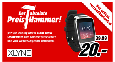 Bild zu MediaMarkt: XLYNE Smartwatchtes zu sehr guten Preisen