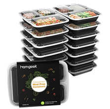 Bild zu 15 x Meal Prep Vorratsboxen/ Lebensmittelbehälter für 13,76€