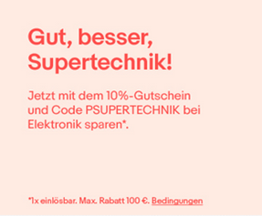 Bild zu eBay: 10% Rabatt auf Elektronik