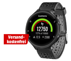 Bild zu GARMIN Forerunner 235 WHR, Smartwatch, 227 mm, Schwarz/Grau für 169€ (Vergleich: 215€)