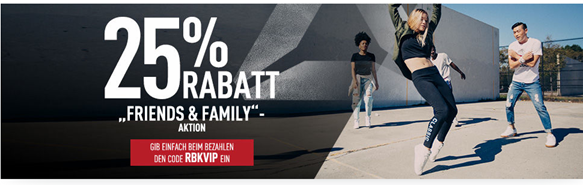 Bild zu Reebok: 25% Rabatt auf Alles dank Gutscheincode