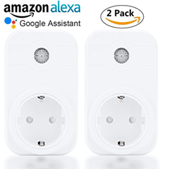 Bild zu 2er Pack Wlan Steckdose ANOOPSYCHE (läuft mit Alexa + Google) für 13,99€