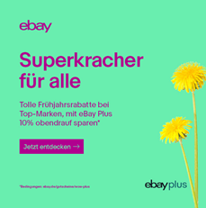 Bild zu eBay: 10% Rabatt auf alle WOW Plus Artikel (nur eBay Plus Mitglieder)