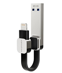 Bild zu RAVPower Flash Drive iPhone USB-Stick 64 GB USB 3.0 mit Ladeunterstützung für 44,99€