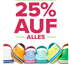 Bild zu Crocs 25% Rabatt auf fast Alles