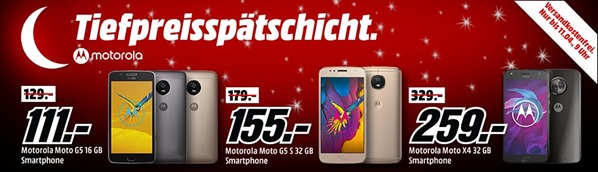 Bild zu Media Markt Tiefpreisspätschicht mit Angeboten von MOTOROLA