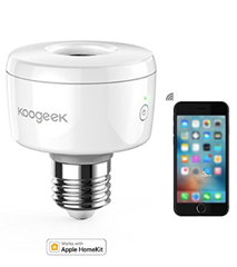 Bild zu Koogeek Smart Socket Glühbirnen Adapter für Apple HomeKit für 15,99€ inkl. Versand