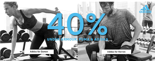 Bild zu My-Sportswear: 40% Rabatt auf adidas, Puma & Under Armour + kostenlose Lieferung