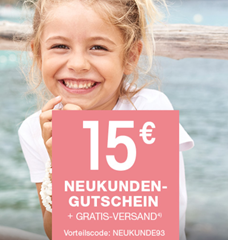 Bild zu Vertbaudet: 15€ Neukunden-Gutschein (ab 50€) + gratis Versand