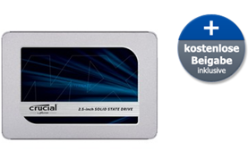 Bild zu Crucial MX500 250 GB SSD + 20€ Steam Karte + Landmann Grillanzünder für 56,38€