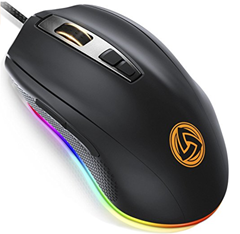 Bild zu LUDOS FLAMMA RGB Gaming Maus (10.000 DPI, 7 programmierbare Tasten) für 14,94€