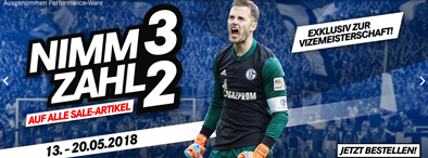 Bild zu Schalke 04 Store: 3 für 2 Aktion auf alle Sale Artikel