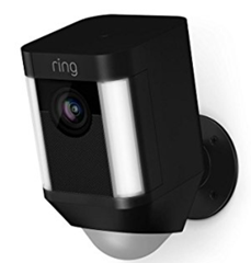 Bild zu Ring Spotlight Cam Battery – HD Sicherheitskamera mit LED Licht, Sirene und Gegensprechfunktion, Batterie betrieben für 199€