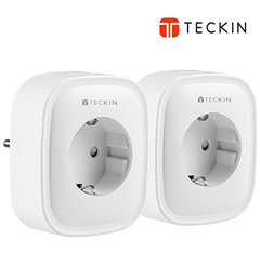 Bild zu 2 x TECKIN WLAN Smart Steckdose (Alexa + Google Home kompatibel) für 16,49€