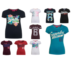 Bild zu Superdry Damen T-Shirts für je 11,95€ inkl. Versand