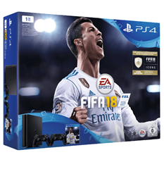 Bild zu SONY PlayStation 4 1TB Schwarz + FIFA 18 + 2. DualShock4 Controller + PS Plus 14 Tage für 288€ (Vergleich: 363,87€)