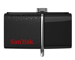 Bild zu SanDisk Ultra 256GB Dual USB-Flash-Laufwerk USB 3.0 bis zu 150MB/Sek. für 60,54€