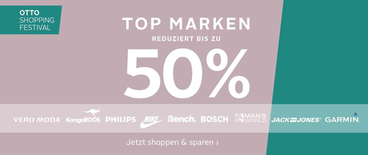 Bild zu Otto.de Shopping Festival: Top Marken bis zu 50% reduziert