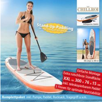 Bild zu Chillroi SUP Stand-Up Paddle Board (297 cm) für 254,15€ inkl. Versand (Vergleich: 348,70€)