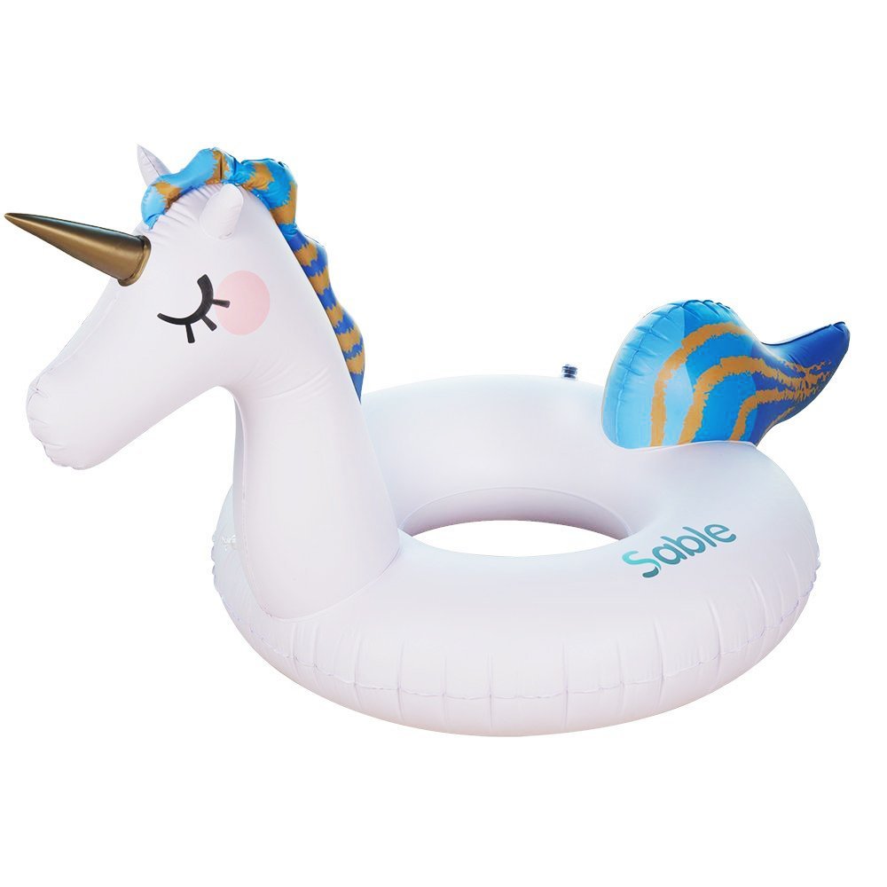 Bild zu Sable Aufblasbares Einhorn für den Pool (190 x 110 x 103 cm) für 16,49€