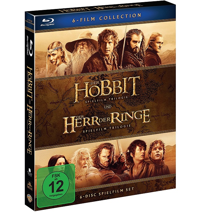 Bild zu Der Hobbit und Der Herr Der Ringe: Mittelerde Collection [Blu-ray] für 19€ (Vergleich: 22,26€)