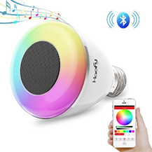 Bluetooth Glühbirne E27 6W Glühbirne Lautsprecher Smart Birne Dimmbare 6W RGB Licht Lamp mit musik iOS [...]