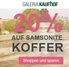 Bild zu Galeria Kaufhof Dienstagsangebot: 20% Rabatt auf Samsonite Koffer