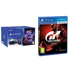 Bild zu PlayStation VR Brille V2 + PlayStation Kamera + Gran Turismo: Sport + VR Worlds für 231,78€