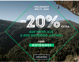 Bild zu SportScheck: nur noch heute 20% Extra-Rabatt auf Outdoor-Marken