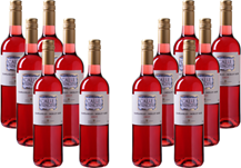 Bild zu Weinvorteil: 12er Paket Calle Principal – Tempranillo-Merlot Rosé – Vino de la Tierra Castilla für 39,96€ inkl. Versand