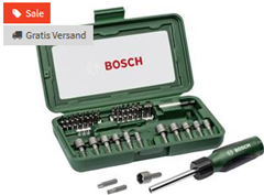 Bild zu Bosch 46-tlg. Bit-Set + Bithalter-Schraubendreher für 14,99€ inkl. Versand (Vergleich: 18,99€)