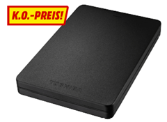 Bild zu TOSHIBA 1 TB Canvio Alu, Externe Festplatte, 2.5 Zoll für 41€ (Vergleich: 58,69€)