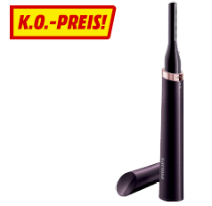 Bild zu PHILIPS HP6392/00 Korrekturtrimmer Aubergine/Schwarz (Batteriebetrieb) für 13€