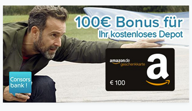 Bild zu 50€ Amazon.de* Gutschein für das kostenlose + schufafreie comdirect Depot