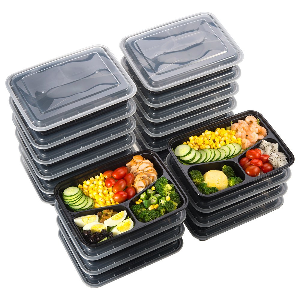 Bild zu [Prime] 20er Pack Sable Lunch Boxen mit Deckel zum Transport oder zur Aufbewahrung von Essen für 13,99€