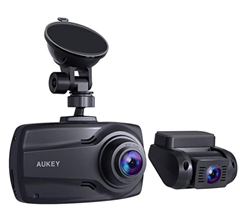 Bild zu AUKEY 1080p Doppel-Dashcam mit 2,7-Zoll-Display, Front- und Rückfahrkamera usw. für 134,99€