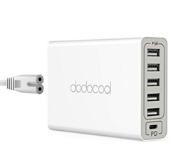 Bild zu dodocool 6-Port 60W USB Ladegerät für 13,99€