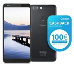 Bild zu Gigaset GS370 Jet Black Smartphone (32GB, Dual-SIM, 3GB RAM) für 169,90€ + 100€ Cashback (Vergleich: 192,90€)