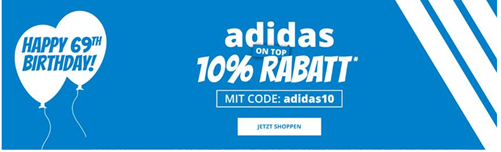 Bild zu [Super] SportSpar: Adidas Sale mit bis zu 83% Rabatt + 10% Extra dank Gutschein