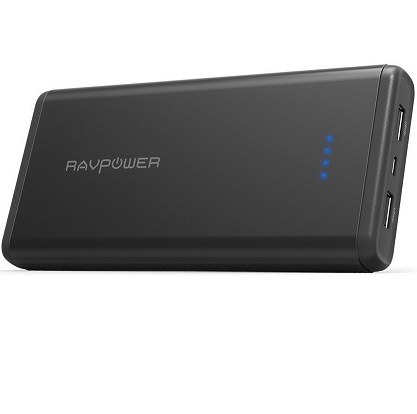 Bild zu RAVPower Powerbank RP-PB006 mit 20.000mAh und zwei USB-Anschlüssen für 23,98€ (Vergleich: 31,99€)